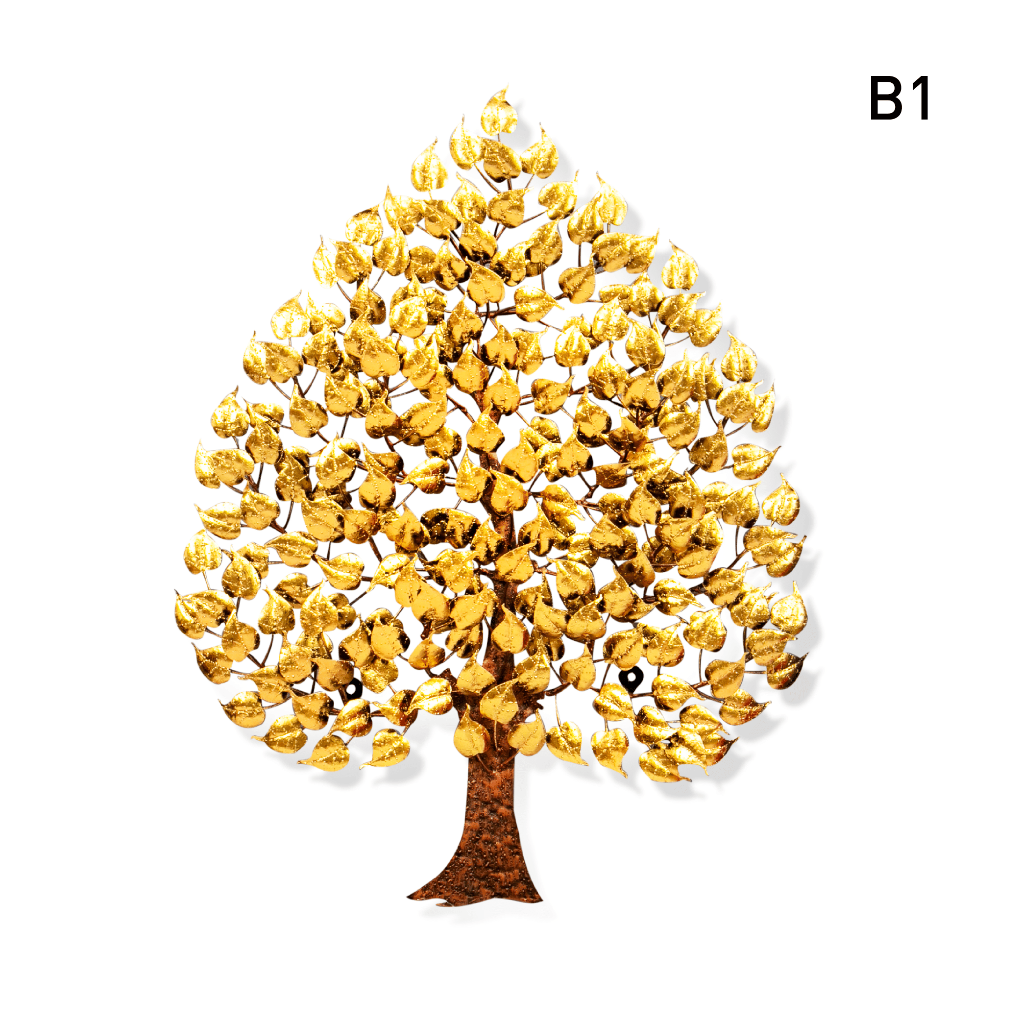 ของตกแต่งบ้าน อินทรักษ์ ต้นโพธิ์ทอง ทรัพย์เศรษฐี B1 ขนาด 70X90X10 ซม. แฮนด์เมด_7
